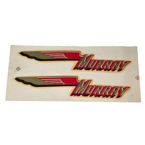 Murray Bike Decals 1940s Water Slide Bicycle Stickers Vintage Retro Original